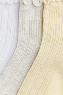 Pack de 3 calcetines tobilleros en punto de canal? - H&m фото 5