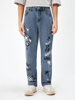 20130440008, Брюки джинсовые детские для мальчиков Melman синий