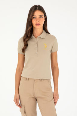 Женская базовая футболка светло-хаки