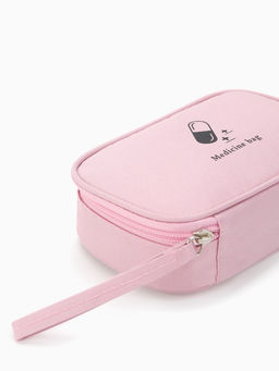 Косметичка-аптечка дорожная на молнии, с ручкой, Medicine bag, розовая - Simaland фото 2
