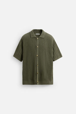 TEXTURED KNIT SHIRT - Zara фото 8