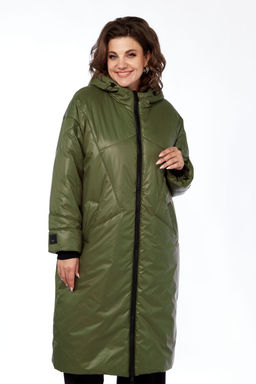 Пальто Diamant 2024 олива фото 3