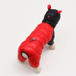 Комбинезон Медвежонок, размер 14 (ДС 32 см, ОГ 42 см, ОШ 31 см), чёрно-красный - Simaland фото 4