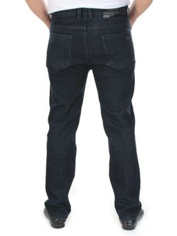 M3312 DARK BLUE Джинсы мужские зимние с начесом - Фабричный китай фото 5