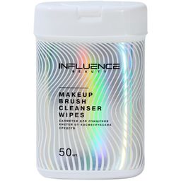 Influence Beauty Салфетки для очищения кистей 50 шт