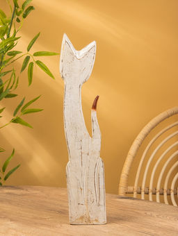 Сувенир «Кошка», 60×14×6 см, дерево, МИКС