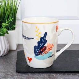 Кружка Листья Акварель/ G916 /уп 72/ - Галеонтрейд фото 4