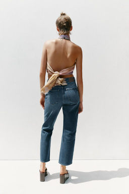 Z1975 SLIM FIT HIGH-WAIST JEANS - Zara фото 6