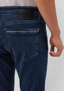 Martin Mavi Premium Puslu Koyu Mavi Jean Pantolon  фото 7