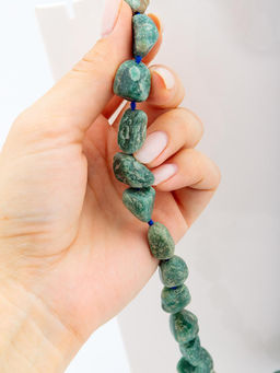 Украшение Бусы камень (оникс) №0039 - Ганг фото 2