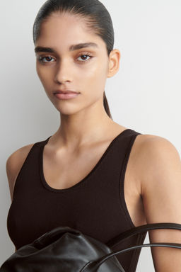 TOP DE TIRANTES DE PUNTO CON CUELLO REDONDO - H&m фото 5