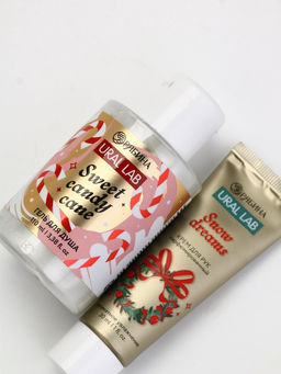 Подарочный набор Happy New Year: гель для душа и крем для рук, Sweet Candy Cane, URAL LAB