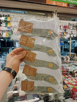 Женские носки из хлопка