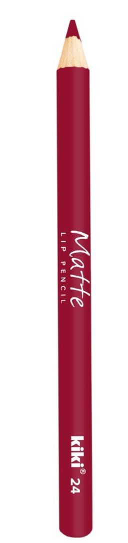 KIKI Карандаш для губ MATTE 24 красный  фото 2