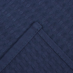 Набор Кухонных полотенец Доляна, цвет индиго, 35х60см-2шт, 100% хлопок, вафля, 220 гр/м2  фото 9