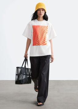 Camiseta estampada de corte relajado - H&m фото 2