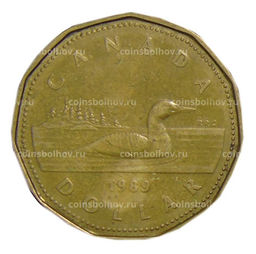 Монета 1 доллар 1989 года Канада