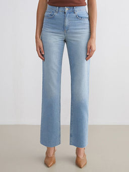 Straight Fit Kad?n Jean Pantolon