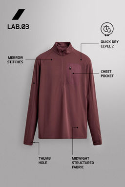 QUARTER-ZIP SWEATSHIRT WITH COMBINED POCKET - Zara фото 6