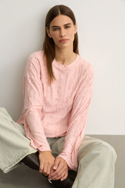 Лонгслив оверсайз в стиле гранж