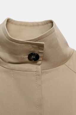 TRENCH OVERSIZE PA?UELO ZW COLLECTION LIMITED EDITION / kaki-med - Zara фото 11