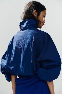 CHAQUETA NYLON BOTONES / Azul?n - Zara фото 3