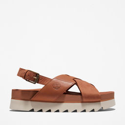 Сандалии Timberland Santa Monica Sunrise Sandal Cross Strap коричневые  фото 2