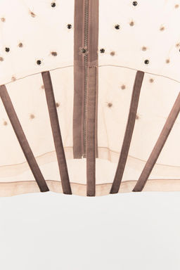 TULLE TOP WITH RHINESTONES - Zara фото 6