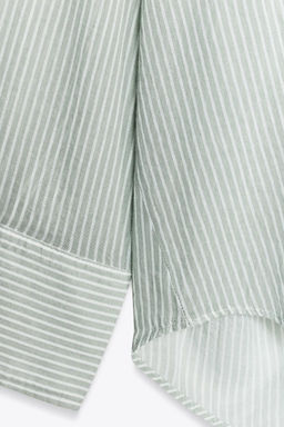 SEMI-SHEER SHIRT WITH TIES - Zara фото 27