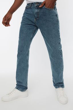 TRENDYOL MAN Mavi %100 Pamuk Regular Fit Jeans Kot Pantolon TMNAW22JE0059 - Trendyolmilla фото 5