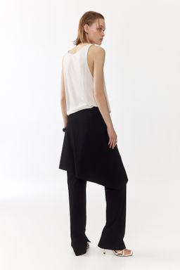 Pantal?n recto con falda superpuesta - H&m фото 5