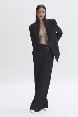 Blazer de botonadura sencilla en lana - H&m фото 3