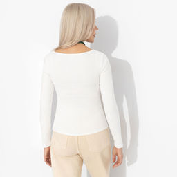 Лонгслив в рубчик, Обнять взглядом