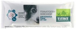 Титбит Гематоген мясной для пожилых собак (16 шт) 4690538022528