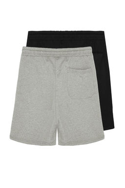 Cok Renkli Basic Regular/Normal Kesim Duz 2li Paket Sort TMNSS21SR0095