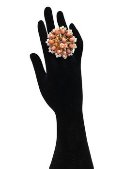 Кольцо из циркона цв.цитрин Радуга камня