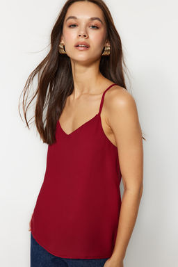 Trendyolmilla Siyah Basic Ask?l? Dokuma Bluz TWOSS19BB0224  фото 8