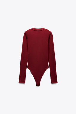 COTTON MODAL BODYSUIT - Zara фото 18
