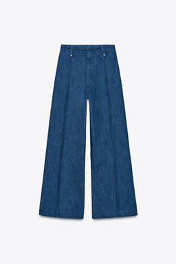 ZW COLLECTION WIDE-LEG HIGH-WAIST JEANS - Zara фото 41