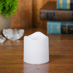 Цена за 12 шт. Свеча светодиодная, белая