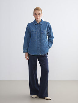 Beli Lastikli Dokulu M?slin Kad?n Pantolon