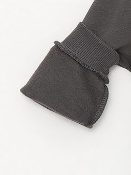 Bisiklet Yaka Bask?l? Erkek Bebek Sweatshirt - Waikiki фото 3