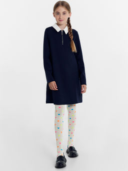 Цена за 3 пары! Колготки детские молочные с рисунком в виде горошка - Mark formelle фото 2