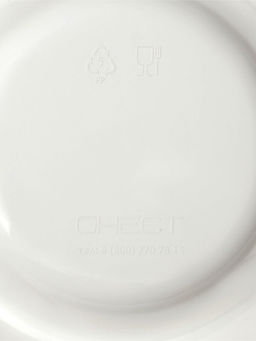 Менажница глубокая, 6 секций, d=28 см, пластик, белая