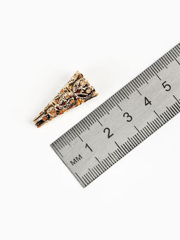 Цена за 2 шт. Шапочки для бусин (набор 10 шт.), СМ-103-1, 23?14 мм, цвет золото