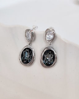 Серьги с кристаллами Swarovski