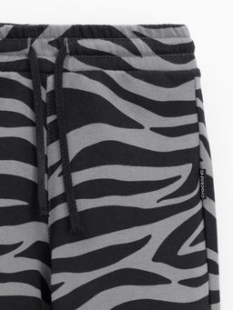 КР 400825/серый горизонт,зебра к646 брюки для мал - Crockid фото 2