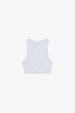 RIBBED STRAPPY TOP - Zara фото 14