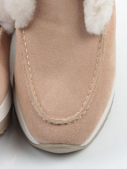 04-5521-2 APRICOTS Ботинки зимние женские (натуральная кожа, 100% шерсть)