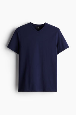 Camiseta con escote de pico Slim Fit